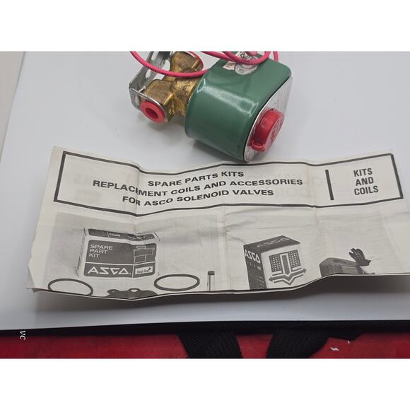 ASCO 8262B208 Solenoid Valve Brass 2-Way Red-Hat Series - Picture 9 of 9